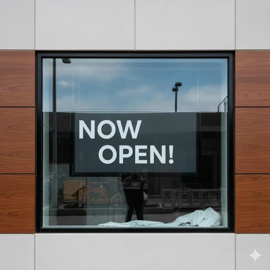 After editing - Sostituzione messaggio su insegna