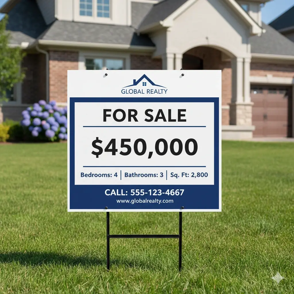 Before editing - Modifica prezzo in grafica immobiliare